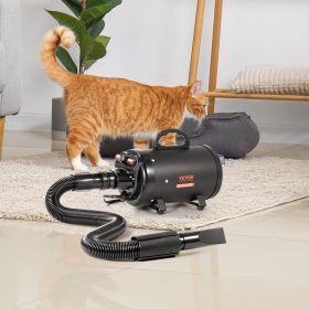 Dog Dryer, 2800W/4.3HP Dog Blow Dryer, Pet Grooming Dryer With Adjustable Speed And Temperature Control, Pet Hair Dryer With 4 Nozzles And Extendable