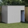 Dog House Light grey Galvanized Steel 84.3 x 60.2 x 71.3 in