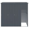 Dog House Anthracite Galvanized Steel 84.3 x 60.2 x 71.3 in