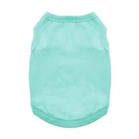 Cotton Dog Tank (Color: Teal, size: X-Small)
