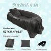 Human Dog Bed, Large Size Fits You and Pets, Washable Faux Fur Dog Bed for People Doze Off, Napping Orthopedic Dog Bed, Present Plump Pillow, Blanket