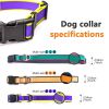 Tactical collar for medium and large dogs Odor-proof & mildew-resistant Beach-ready quick rinse Non-slip padded interior Rust-proof zinc alloy D-ring