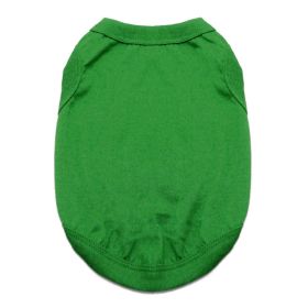 Cotton Dog Tank (Color: Emerald Green, size: 2X-Large)
