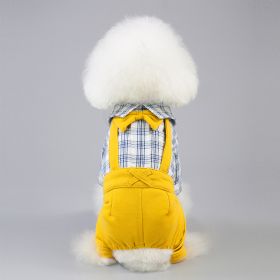 Dog Clothes Spring And Summer Clothing (Option: Yellow-XL)